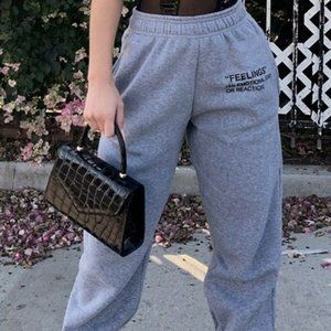 High Elastic Waist Women's Comfy Sweatpants